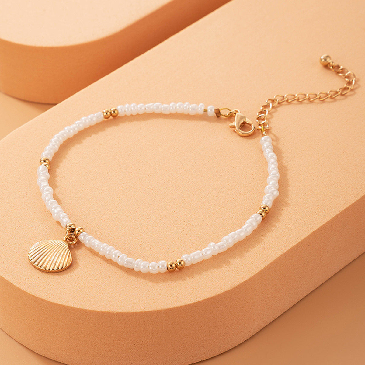 🌟 Bracelet de Cheville Bohème en Coquillage - Qualité Premium, Parfait pour vos Évasions à la Plage! 🌊