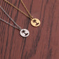 Pendentif en Acier Titane - Design Arbre de Coco, Élégant et Durable, Parfait pour un Style Unique et Tendance !