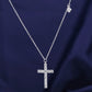 ✨ Collier Croix en Argent S925 - Élégance Simple, Style Tendance, Parfait pour Sublimer Votre Décolleté !