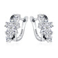 ✨ Élégantes Boucles d'Oreilles en Zircon - Design Floral Raffiné, Idéal pour Sublimer Votre Style Tendance 🌸