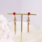 Voici une suggestion de titre SEO optimisé pour votre produit :

**🌟 Boucles d'Oreilles Chic - Franges en Or et Diamants, Idéales pour Éblouir à Chaque Événement ✨**

N'hésitez pas à me faire savoir si vous souhaitez d'autres options ou des ajustements !