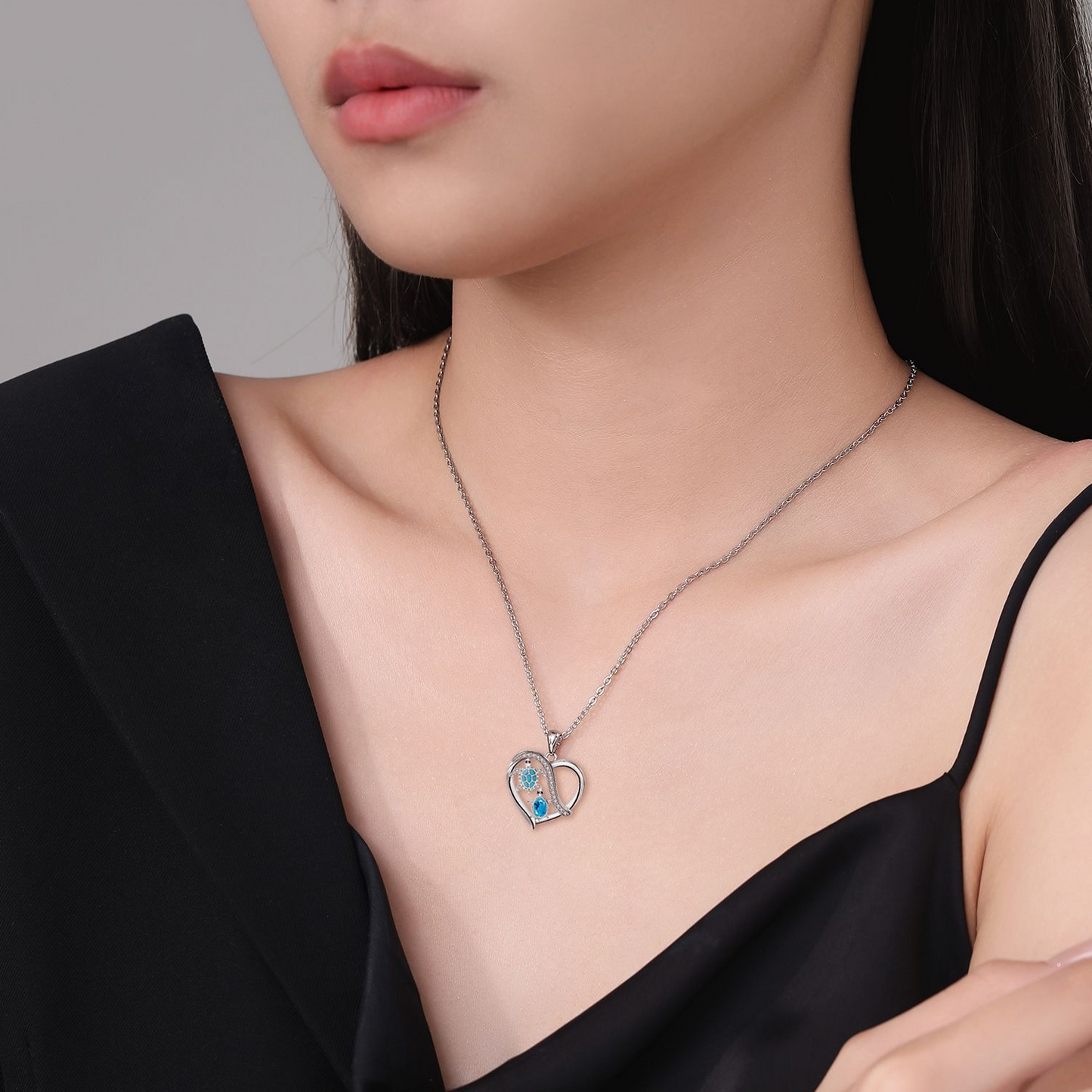 ✨ Collier Tortue Élégant - Symbole d'Amour et Protection, Cadeau Idéal pour Maman