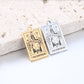 ✨ Collier Tarot Vintage en Acier Inoxydable - Porte-Bonheur Élégant, Durable et Idéal pour un Style Unique