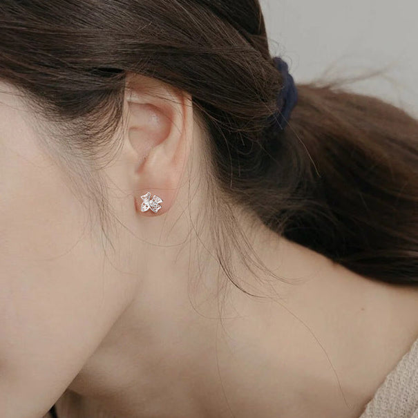 🌟 Boucles d'Oreilles Femme Nœud Chic - Design Filigrane Aéré, Confort Optimal et Qualité Premium