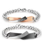 Bracelets Croisés Élégants pour Couples - Artisanat de Qualité, Symbole d'Amour Éternel et de Connexion Profonde
