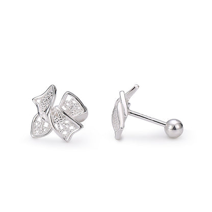 🌟 Boucles d'Oreilles Femme Nœud Chic - Design Filigrane Aéré, Confort Optimal et Qualité Premium