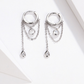 ✨ Boucles d'Oreilles Élégantes en Argent S925 - Plaquées Platine, Anti-Allergiques, Confort Inégalé pour Femmes