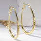 ✨ Élégantes Boucles d'Oreilles Dorées - Hypoallergéniques en Cuivre, Confort Quotidien Exceptionnel et Style Intemporel.