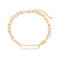 🌟 Collier Double Chaîne Métallique Élégant - Style Rétro Chic, Qualité Premium, Idéal pour Sublimer Votre Look