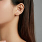 ✨ Clip d’Oreille Minimaliste Plaqué Or - Argent S925, Élégance Moderne, Accessoire Chic et Tendance pour Toutes Occasions