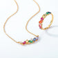 🌟 Collier en Argent 925 Luxe Japonais - Perles Arc-en-Ciel, Élégance et Brillance Inégalée