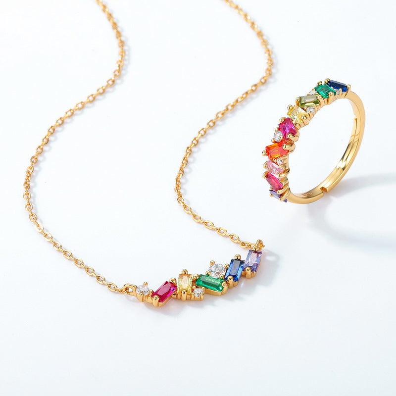 🌟 Collier en Argent 925 Luxe Japonais - Perles Arc-en-Ciel, Élégance et Brillance Inégalée