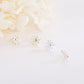Boucles d'Oreilles en Argent S925 - Design Marguerites Éclatantes, Élégance Unique pour un Style Quotidien Chic