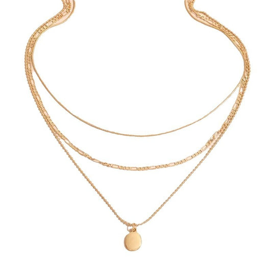 ✨ Élégant Collier Pendentif Vintage - Design Géométrique Ovale, Style Unique pour Sublimer Votre Tenue