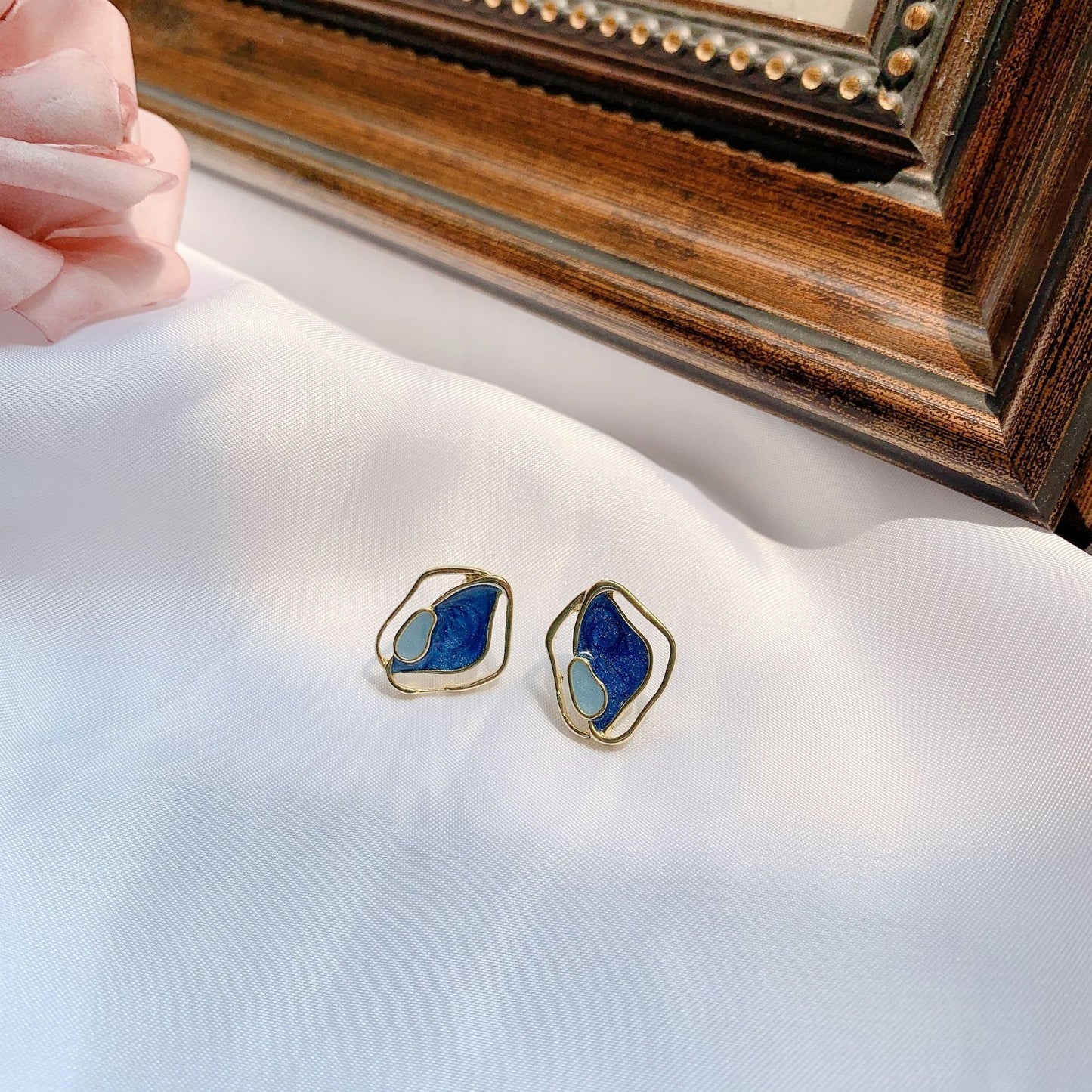 ✨ Boucles d'Oreilles en Argent S925 - Design Élégant et Minimaliste, Légèreté pour un Style Quotidien Raffiné