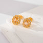 Boucles d'Oreilles en Zircon Multicolores – Éclat Vibrant, Style Intemporel !
