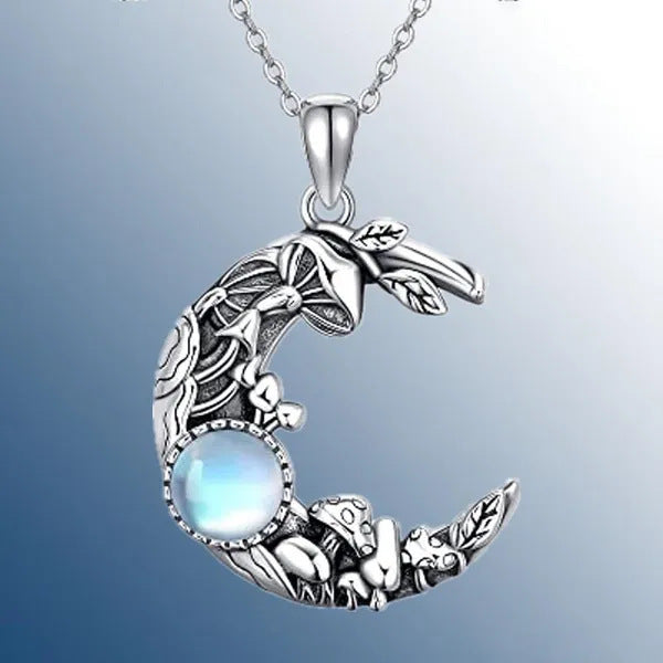 🌟 Élégant Collier Lune Bohème - Pendentif Rétro Unisexe, Design Unique et Qualité Premium, Idéal pour Offrir