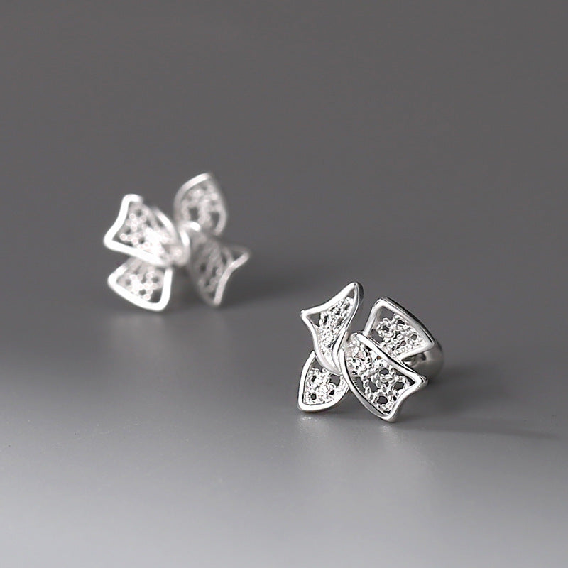 🌟 Boucles d'Oreilles Femme Nœud Chic - Design Filigrane Aéré, Confort Optimal et Qualité Premium