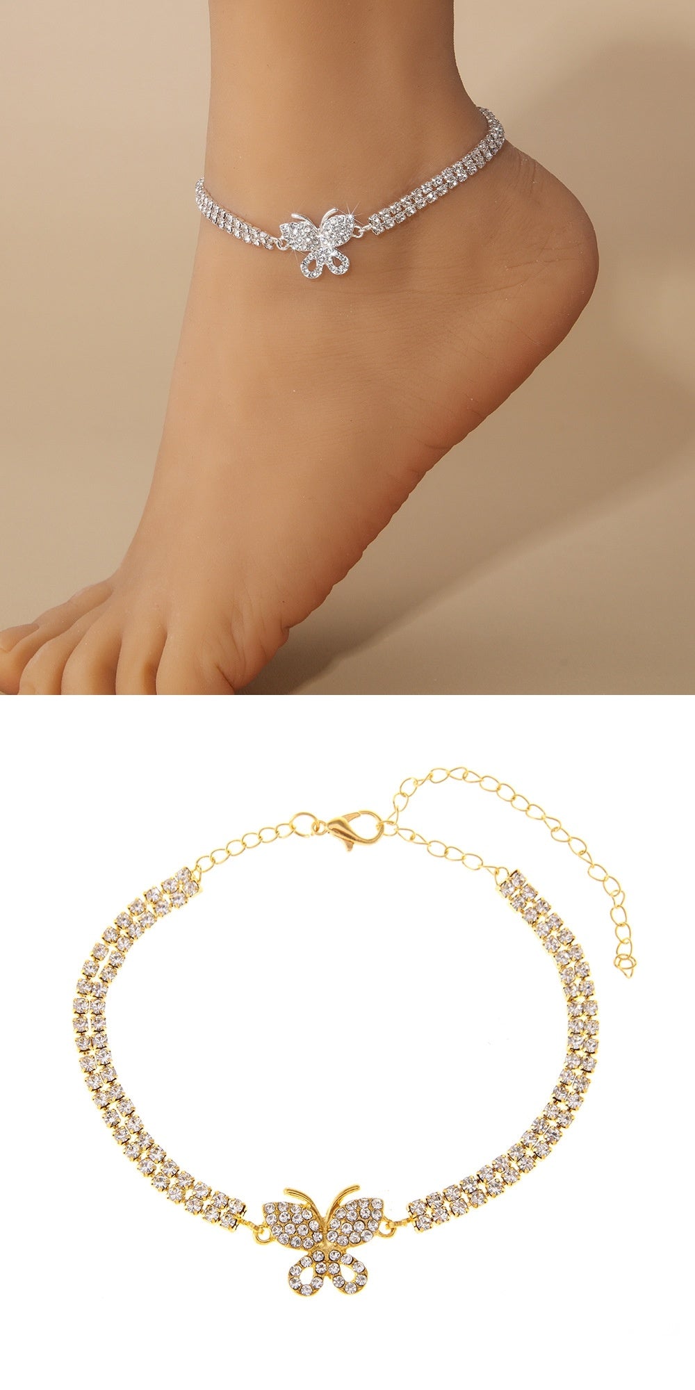 🌟Bracelet de Cheville Papillon Bohème – L'Élégance de l'Été Vous Attend !" - Qualité Premium ! ✨