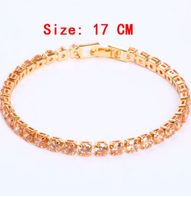 Bracelet Tennis Chic et Éclatant - Zirconia Cubique Précieux, Style Intemporel pour Hommes et Femmes