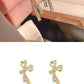 ✨ Élégantes Boucles d'Oreilles Papillon - Strass Brillants, Design Raffiné, Pour Sublimer Votre Allure au Quotidien