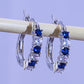 ✨ Boucles d'Oreilles en Zircon Coloré - Éclat Éblouissant, Élégance Intemporelle, Brillance Assurée 💎