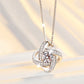 Pendentif Trèfle en Argent S925 - Diamant Éclatant, Élégance Intemporelle pour Toutes Occasions