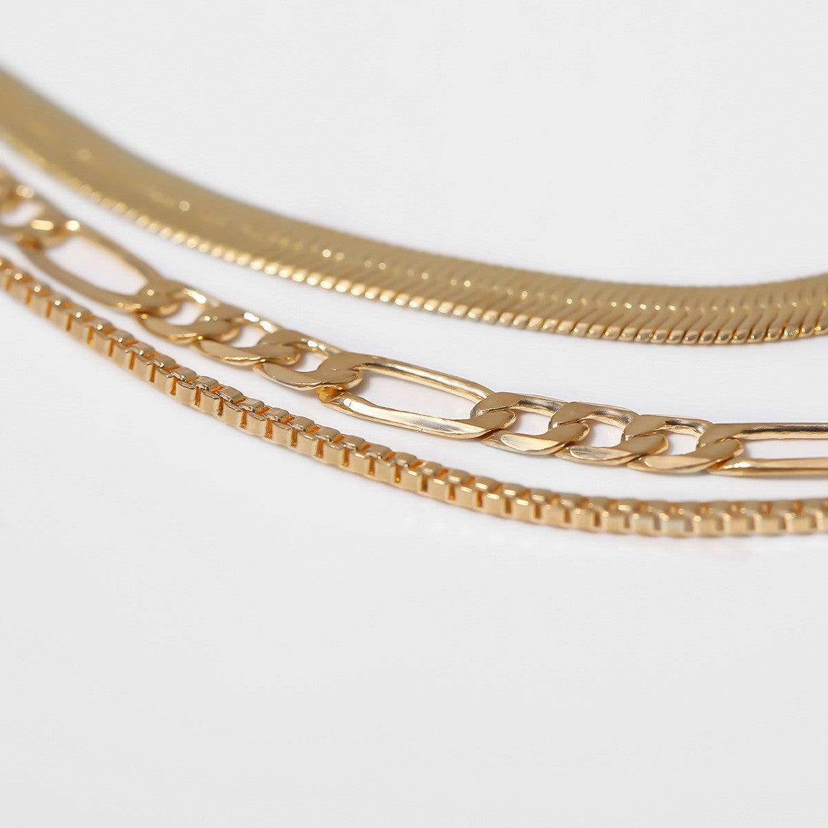 ✨ **Élégant Collier Punk Géométrique - Design Serpent Unique, Multi-Couches pour un Look Audacieux et Original