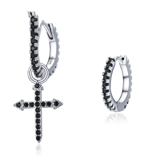 ✨ Boucles d'Oreilles Chic en Zircon - Design Original en Cuivre, Idéales pour un Look Tendance et Distinctif