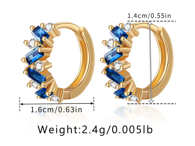 ✨ Élégants Clips d'Oreilles Émeraude - Zircon Brillant, Confort Sans Piercing, Accessoire Parfait pour un Style Chic