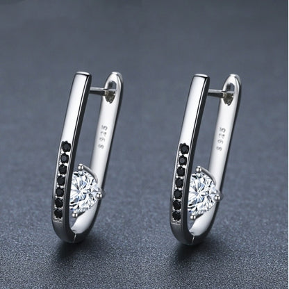 🌟 Élégantes Boucles d'Oreilles U Minimalistes - Design Raffiné, Léger et Polyvalent pour Sublimer Toutes Tenues