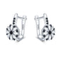 🌟 Éclat Fleur Cuivre: Boucles d'Oreilles Femme avec Zircon 🌸✨