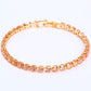 Bracelet Tennis Chic et Éclatant - Zirconia Cubique Précieux, Style Intemporel pour Hommes et Femmes