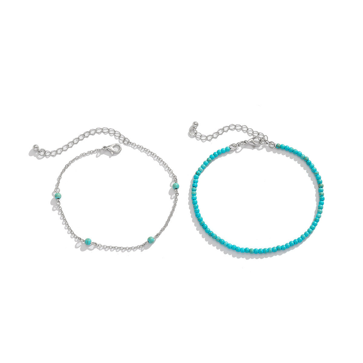 ✨ Bracelet de Cheville Bohème Chic - Multicouches Colorées, Style Ethnique, Parfait pour un Look Tendance et Unique !