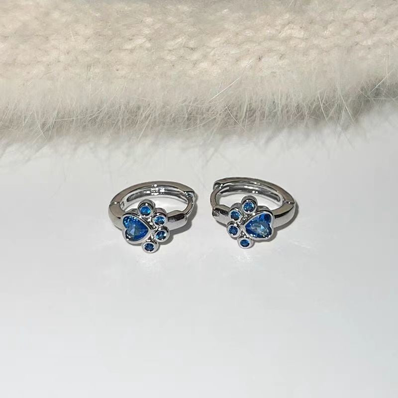 ✨ Boucles d'Oreilles Chat en Diamants - Élégance Féline, Style Raffiné & Look Unique à Porter au Quotidien 🐾