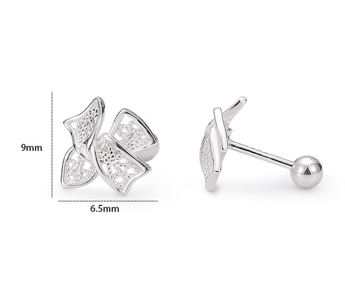 🌟 Boucles d'Oreilles Femme Nœud Chic - Design Filigrane Aéré, Confort Optimal et Qualité Premium