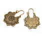 Boucles d'Oreilles Vintage Élégantes - Style Ethnique Unique, Métal Premium pour une Sophistication Intemporelle