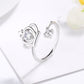Bague Couronne Diamant Chic - Ajustable, Confortable et Élégante pour Sublimer Votre Style avec Raffinement