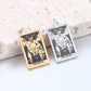 ✨ Collier Tarot Vintage en Acier Inoxydable - Porte-Bonheur Élégant, Durable et Idéal pour un Style Unique