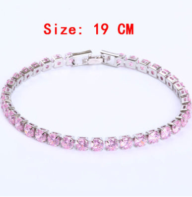 Bracelet Tennis Chic et Éclatant - Zirconia Cubique Précieux, Style Intemporel pour Hommes et Femmes