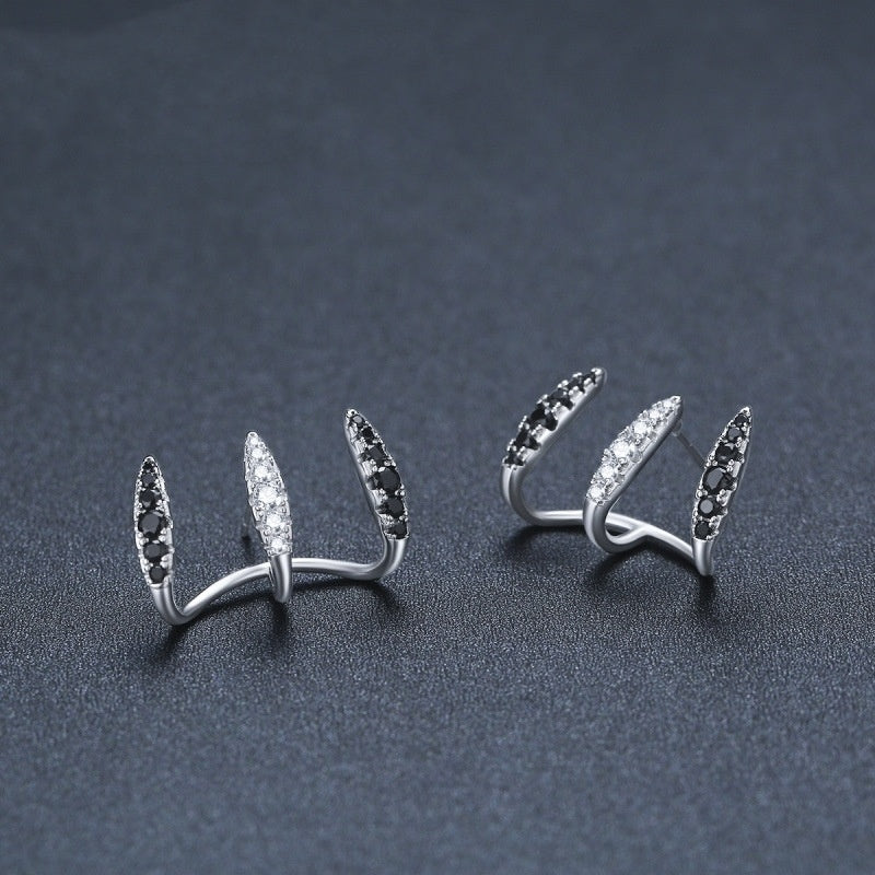 ✨ Boucles d'Oreilles en Cuivre - Zircon Brillant, Design Élégant, Idéales pour Toutes les Occasions