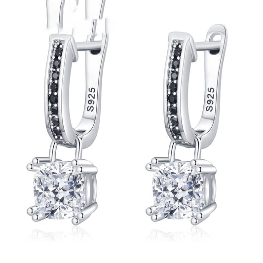 🌟 Boucles d'Oreilles Carrées en Zircon Cuivre - Brillance Éclatante, Élégance Chic pour Toutes Occasions ✨