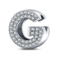 ✨ Élégant Bracelet Collier Personnalisable en Cuivre Argenté - 26 Lettres au Choix, Cadeau Parfait et Unique !