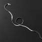 🌟Bracelet de Cheville Élégant en Argent S925 – Chaîne Serpent Minimaliste et Raffinée"