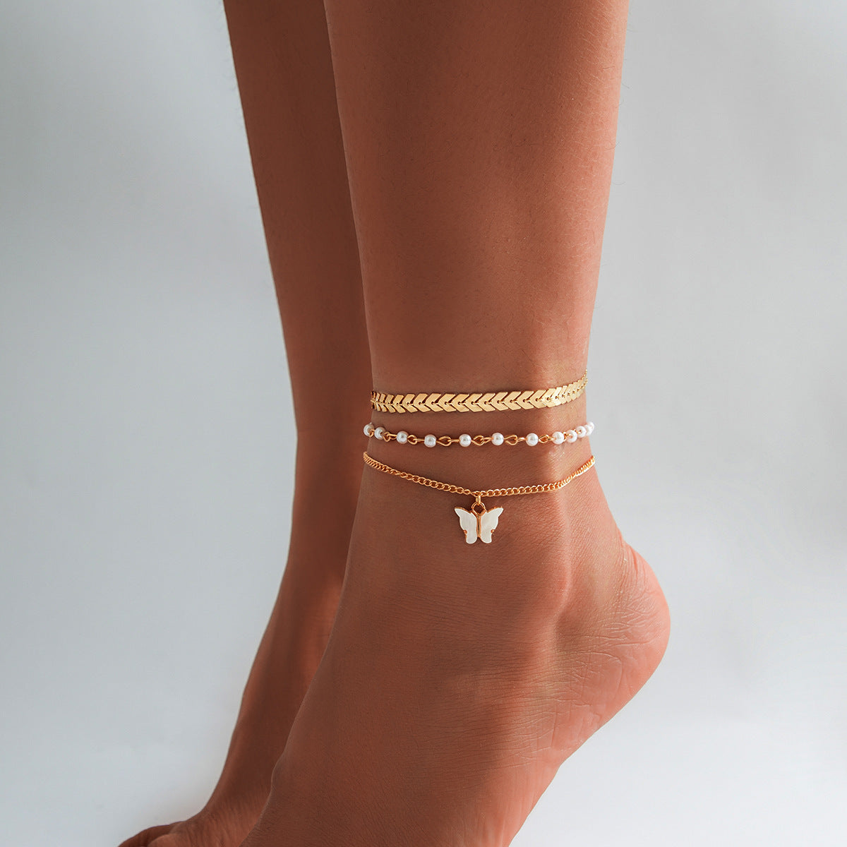 🌟 Bracelet de Cheville Bohème Élégant - Design Étoile & Pampilles, Accessoire Tendance pour un Été Chic ✨