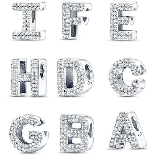 ✨ Élégant Bracelet Collier Personnalisable en Cuivre Argenté - 26 Lettres au Choix, Cadeau Parfait et Unique !