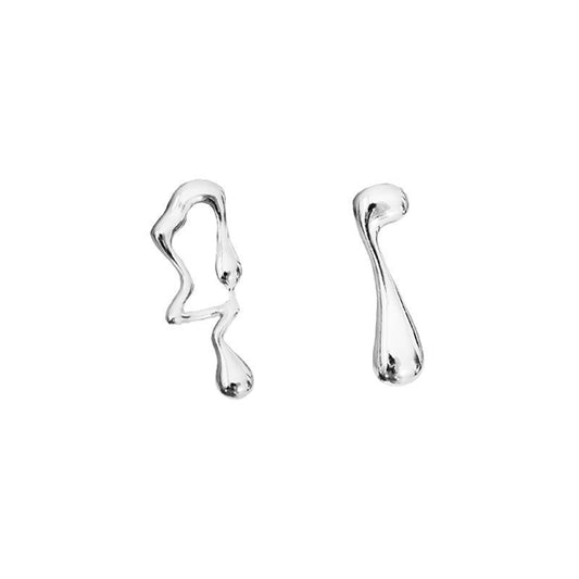 Image du produit Asymmetric Lava Special Interest Light Luxury Personalized Earrings
