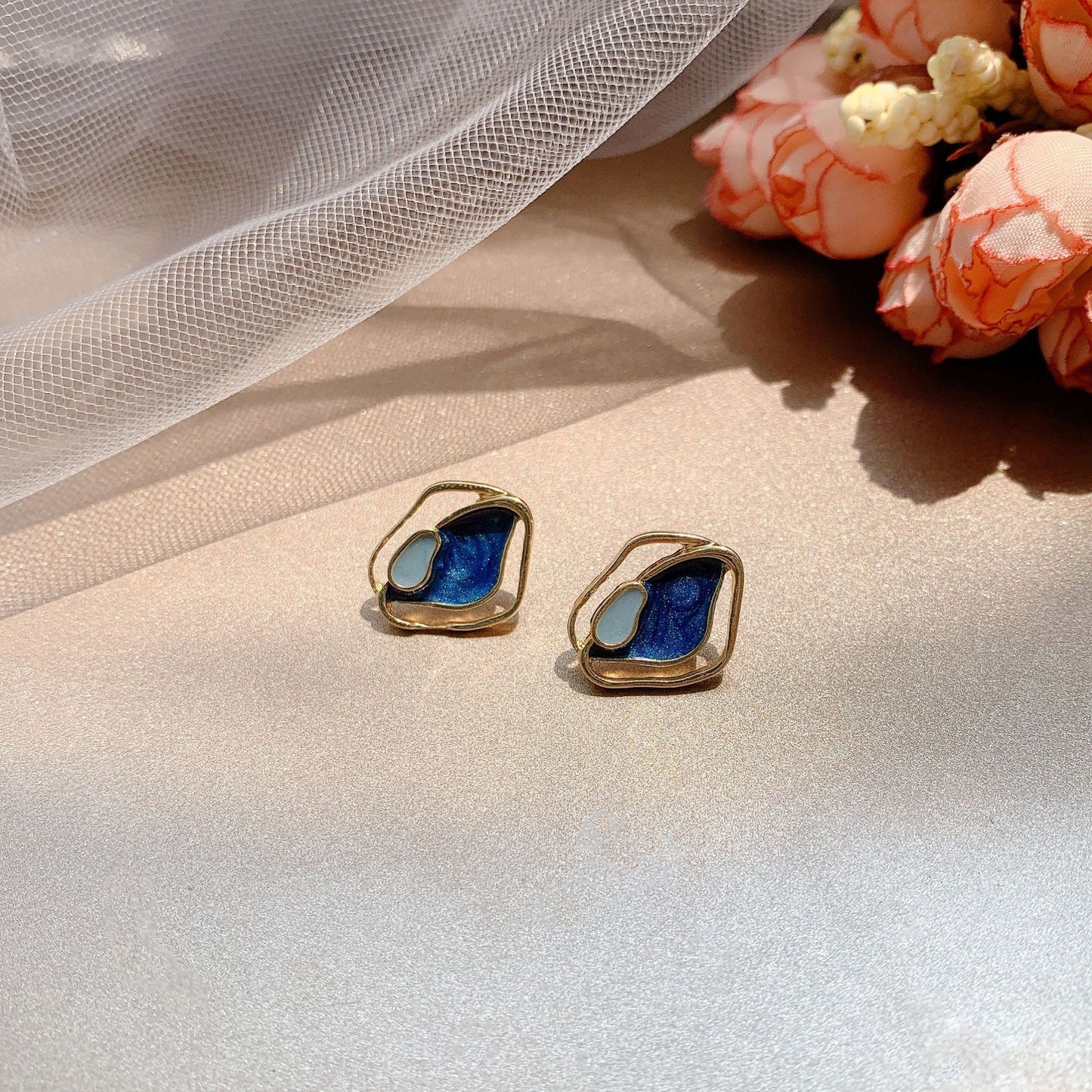 ✨ Boucles d'Oreilles en Argent S925 - Design Élégant et Minimaliste, Légèreté pour un Style Quotidien Raffiné