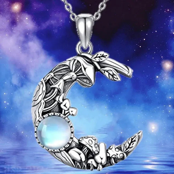 🌟 Élégant Collier Lune Bohème - Pendentif Rétro Unisexe, Design Unique et Qualité Premium, Idéal pour Offrir