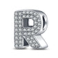 ✨ Élégant Bracelet Collier Personnalisable en Cuivre Argenté - 26 Lettres au Choix, Cadeau Parfait et Unique !
